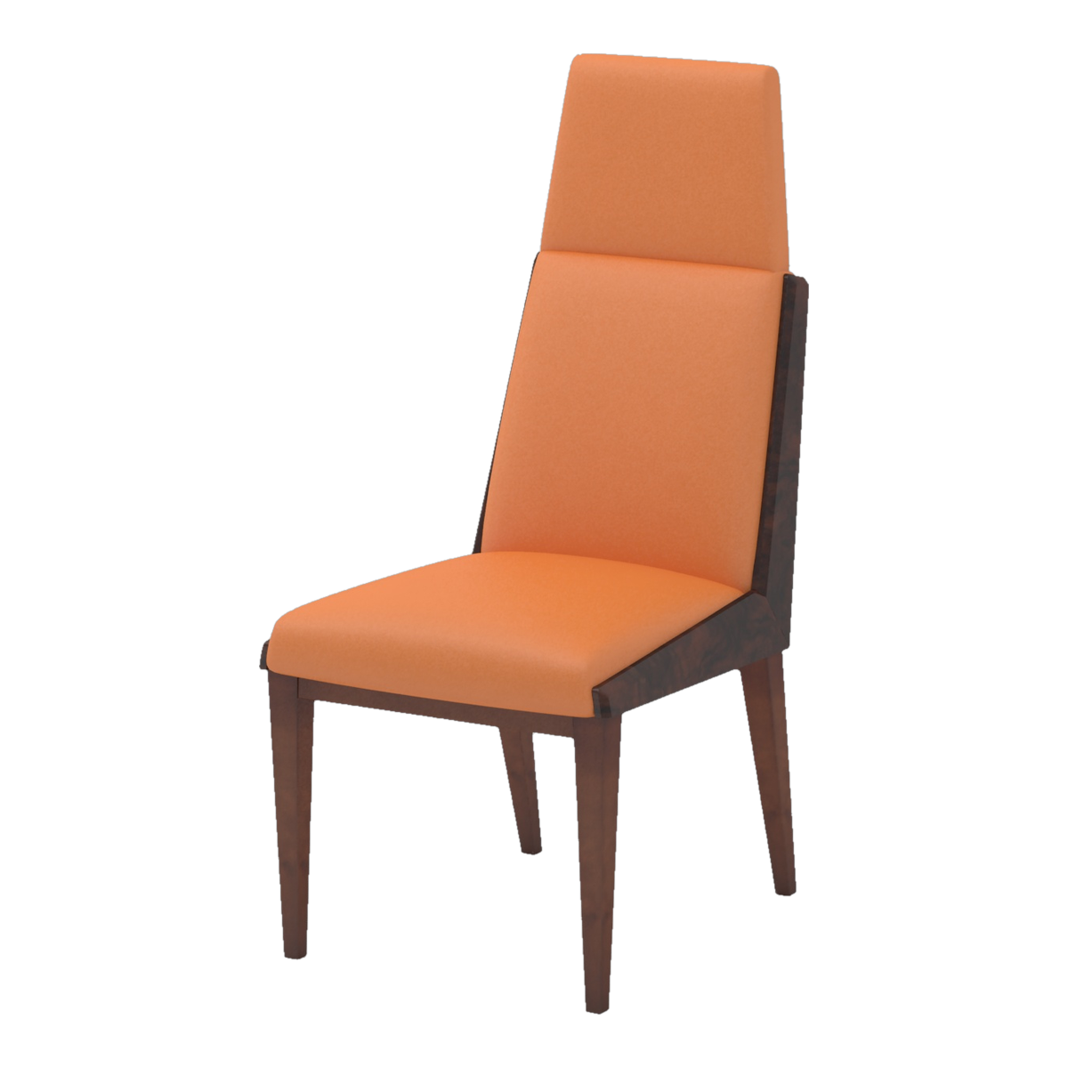 892 Dining Chair C — Orange Leather