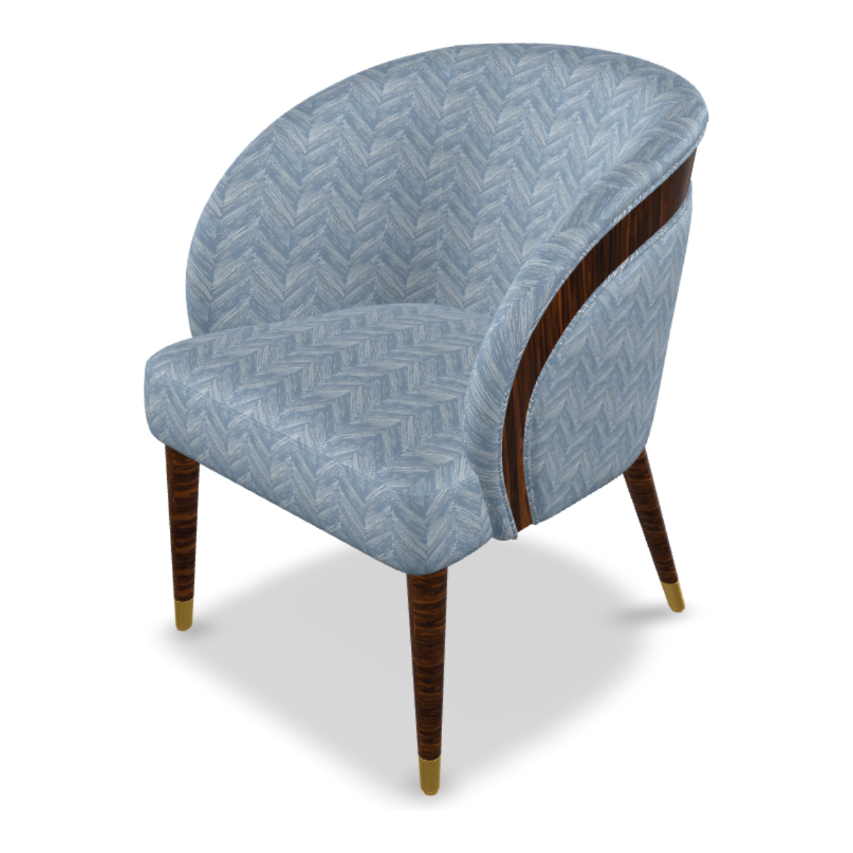 Armchair 893 A — Blue