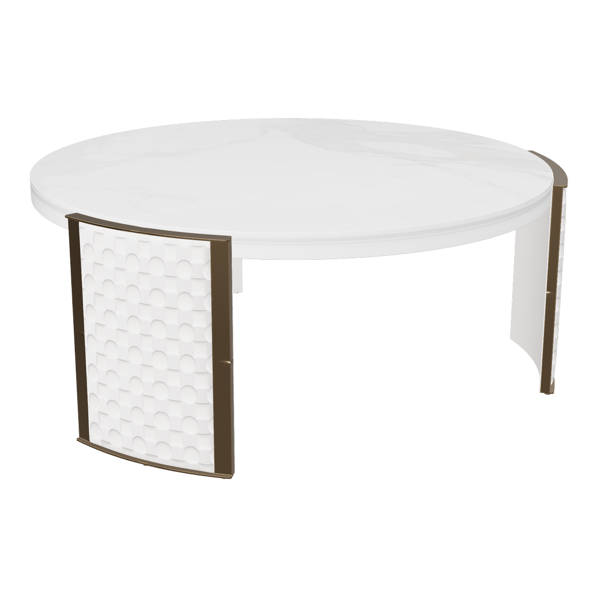 YA03 Round Coffee Table — High